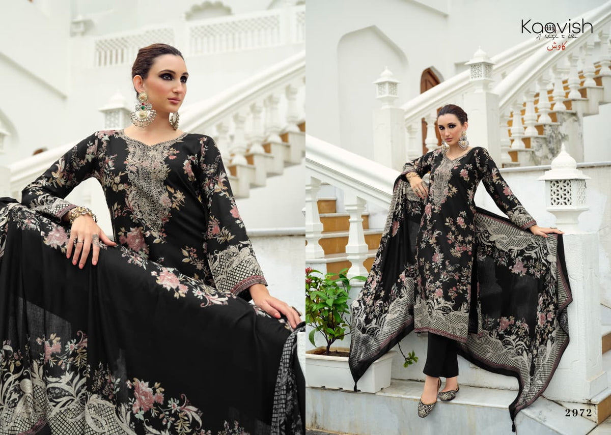 Zhuri Kaavish Viscose Pashmina Suits Supplier