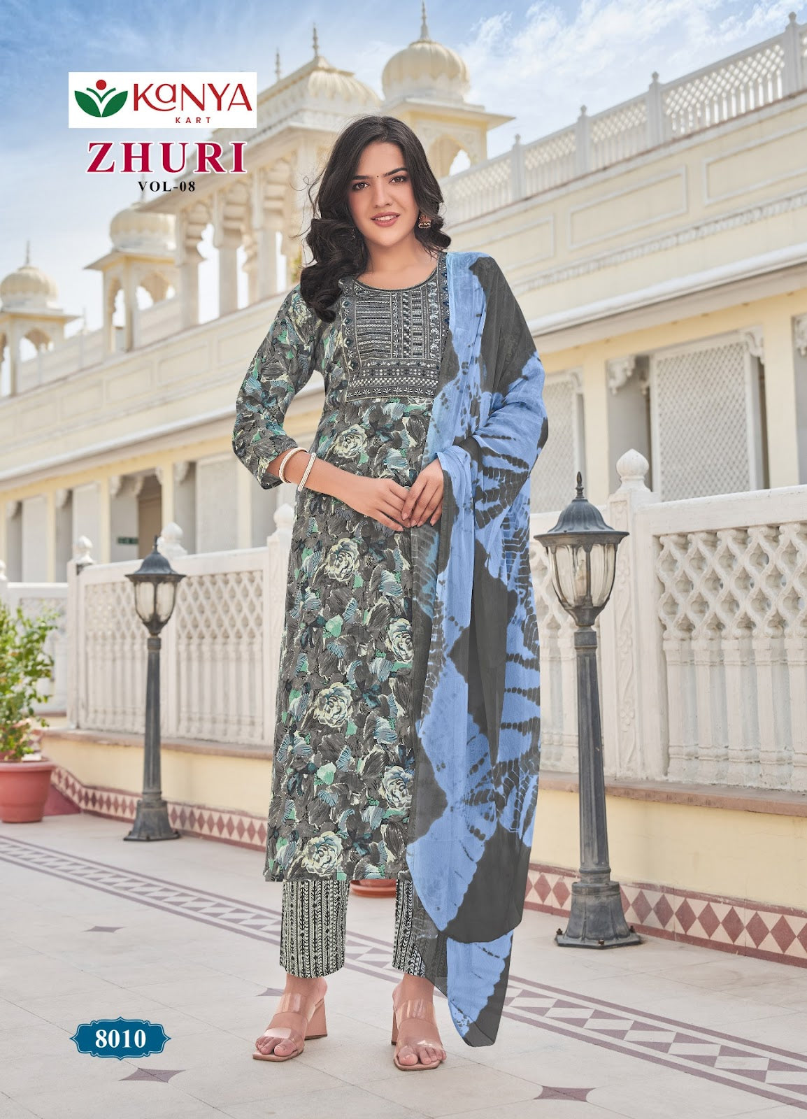 Zhuri Vol 8 Kanya Kcm Capsule Readymade Pant Style Suits Exporter Gujarat
