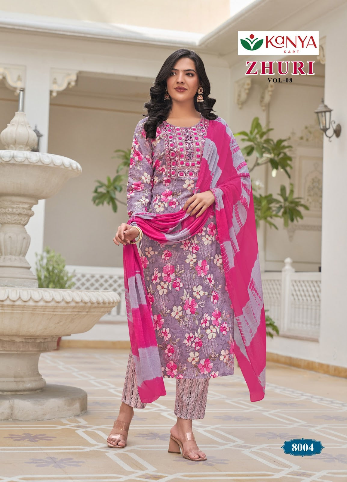 Zhuri Vol 8 Kanya Kcm Capsule Readymade Pant Style Suits Exporter Gujarat