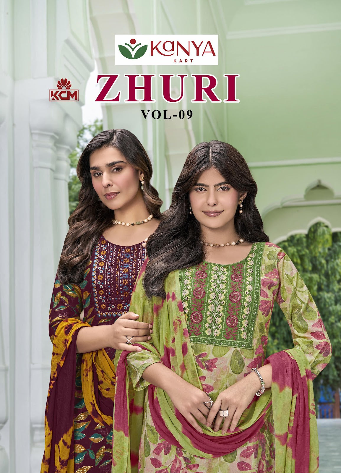 Zhuri Vol 9 Kanya Kcm Capsule Readymade Pant Style Suits Exporter Ahmedabad