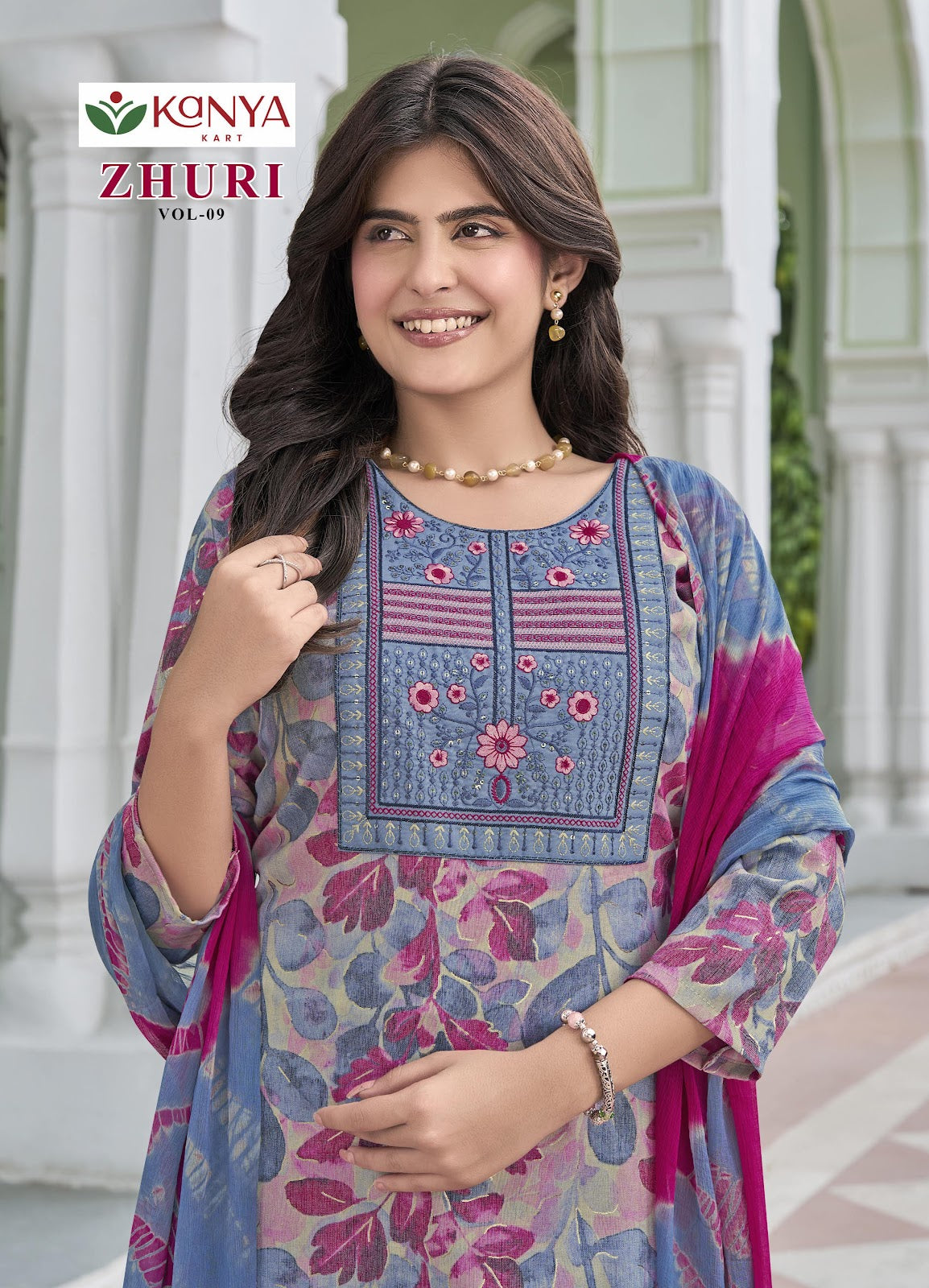 Zhuri Vol 9 Kanya Kcm Capsule Readymade Pant Style Suits Exporter Ahmedabad