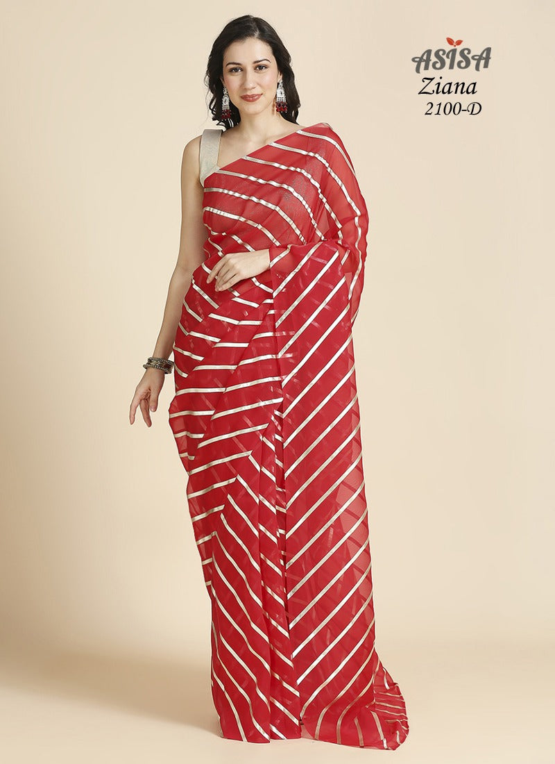 Ziana Asisa Organza Sarees Manufacturer India