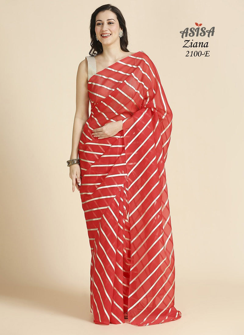 Ziana Asisa Organza Sarees Manufacturer India