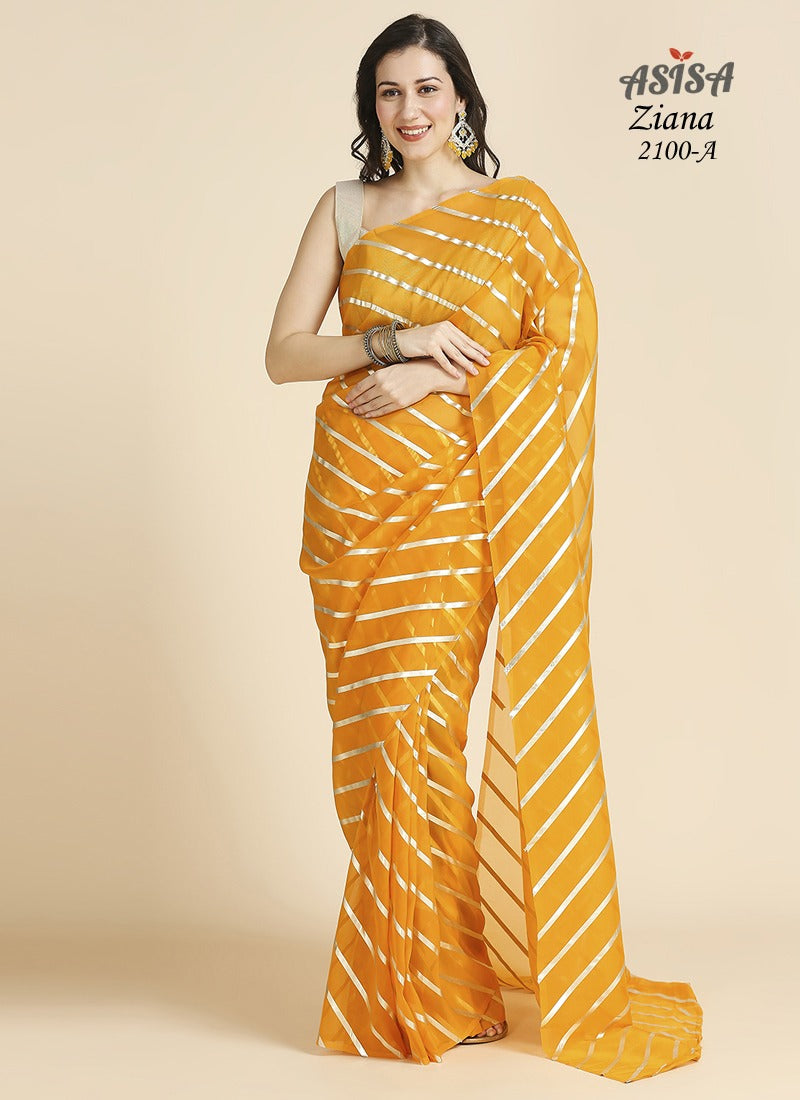 Ziana Asisa Organza Sarees Manufacturer India