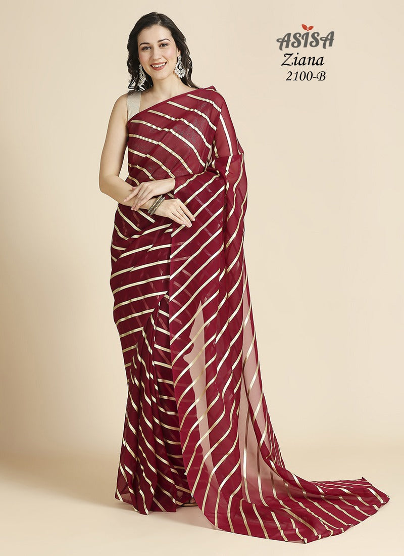 Ziana Asisa Organza Sarees Manufacturer India