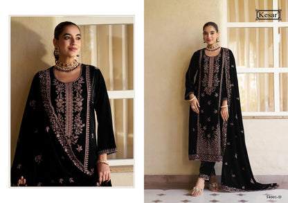 Ziana Kesar Velvet Suits Wholesale Price