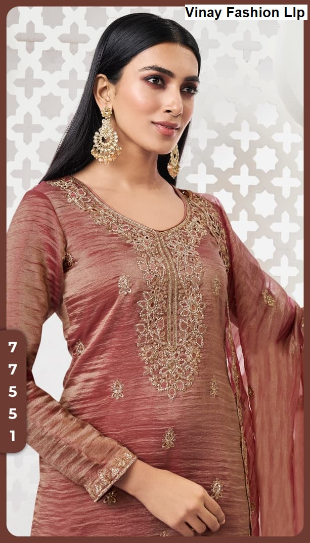 Ziana Kuleesh Vinay Fashion Llp Soft Silk Pant Style Suits Wholesale Price