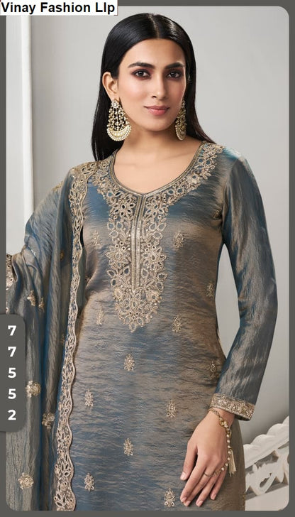 Ziana Kuleesh Vinay Fashion Llp Soft Silk Pant Style Suits Wholesale Price