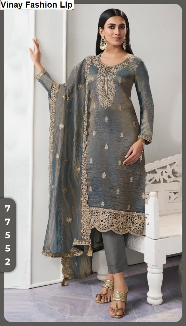 Ziana Kuleesh Vinay Fashion Llp Soft Silk Pant Style Suits Wholesale Price