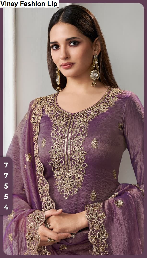 Ziana Kuleesh Vinay Fashion Llp Soft Silk Pant Style Suits Wholesale Price