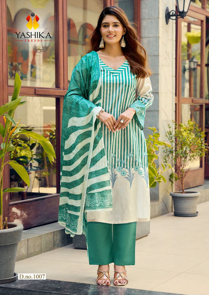 Ziana Yashika Trends Cotton Karachi Salwar Suits Wholesaler