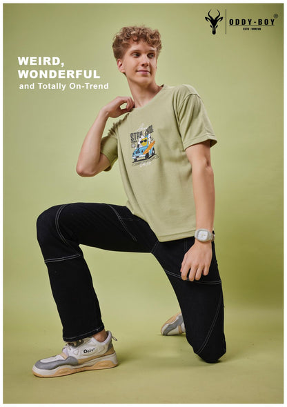 Zigzag Design 518 Oddy Boy Knit Mens Tshirts Manufacturer Gujarat