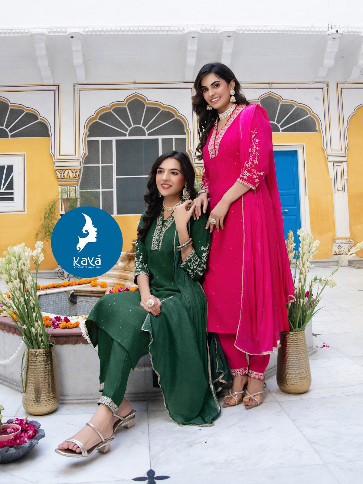 Zil Kaya Roman Readymade Pant Style Suits Wholesaler Gujarat