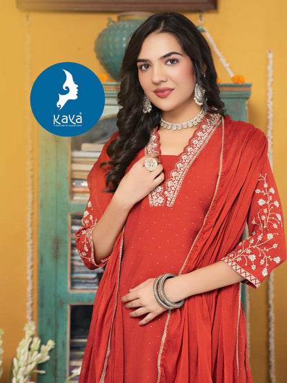 Zil Kaya Roman Readymade Pant Style Suits Wholesaler Gujarat