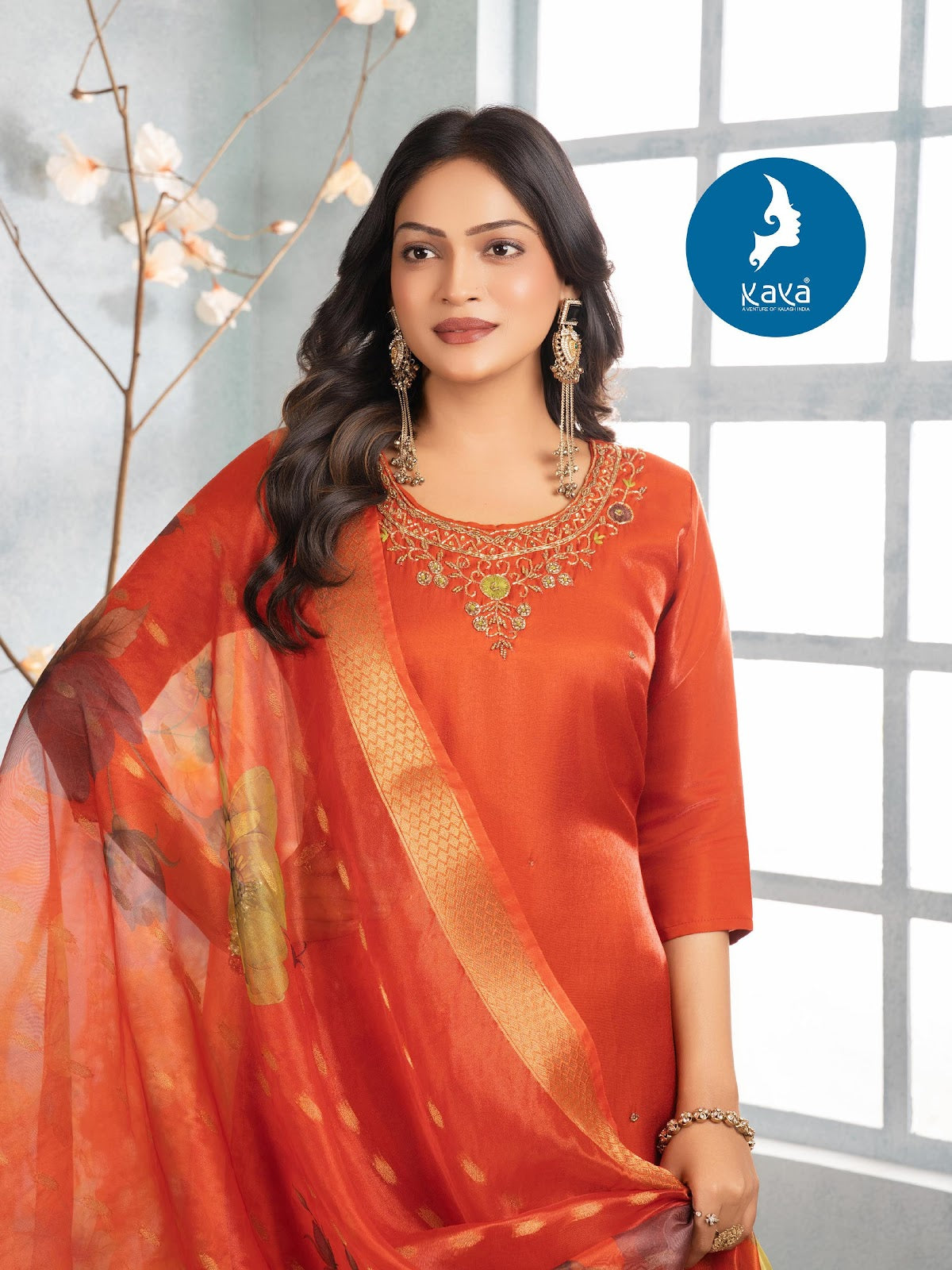 Zil Mil Kaya Roman Readymade Pant Style Suits Wholesaler Gujarat