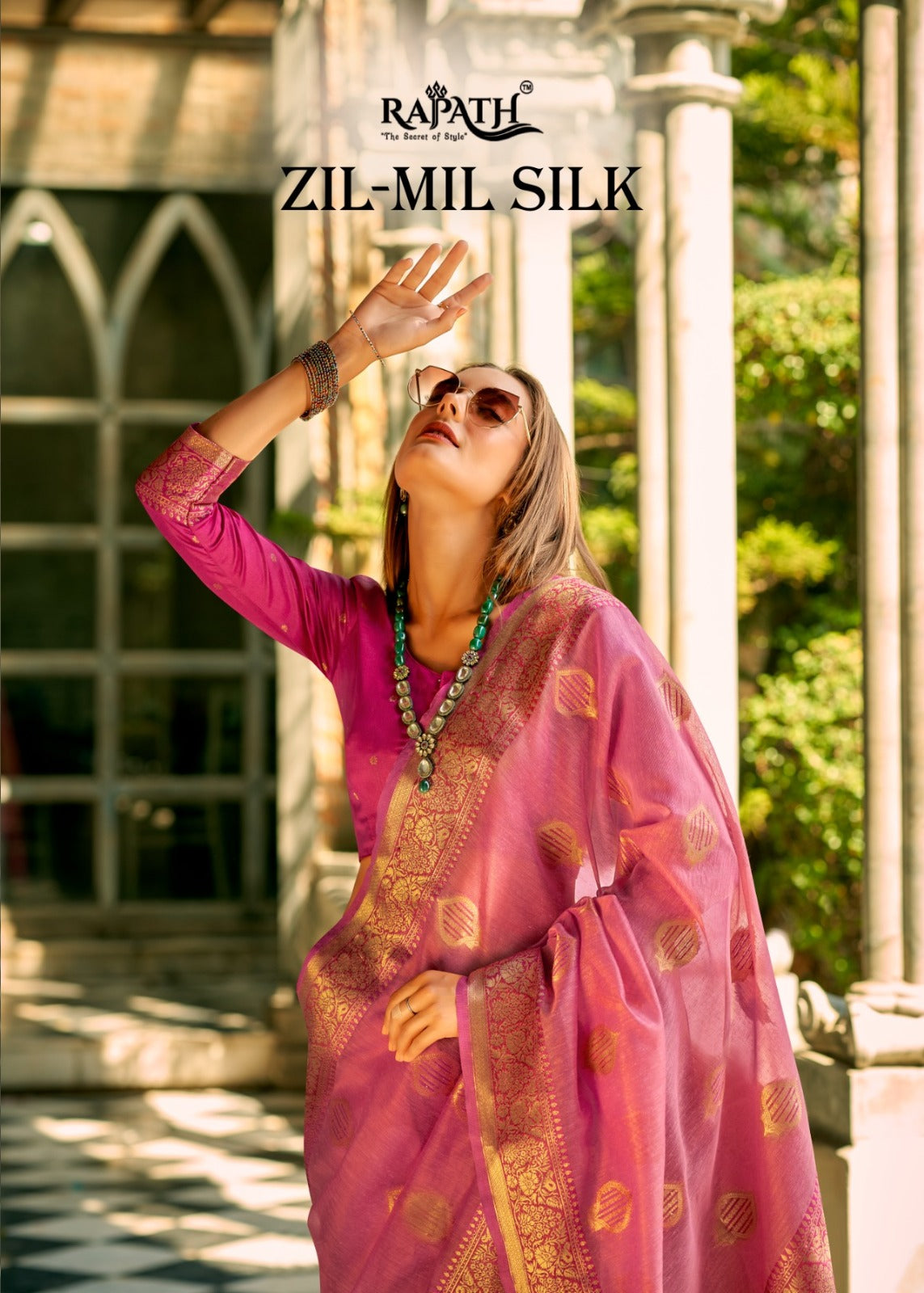 Zil Mil Rajpath Tissue Silk Sarees