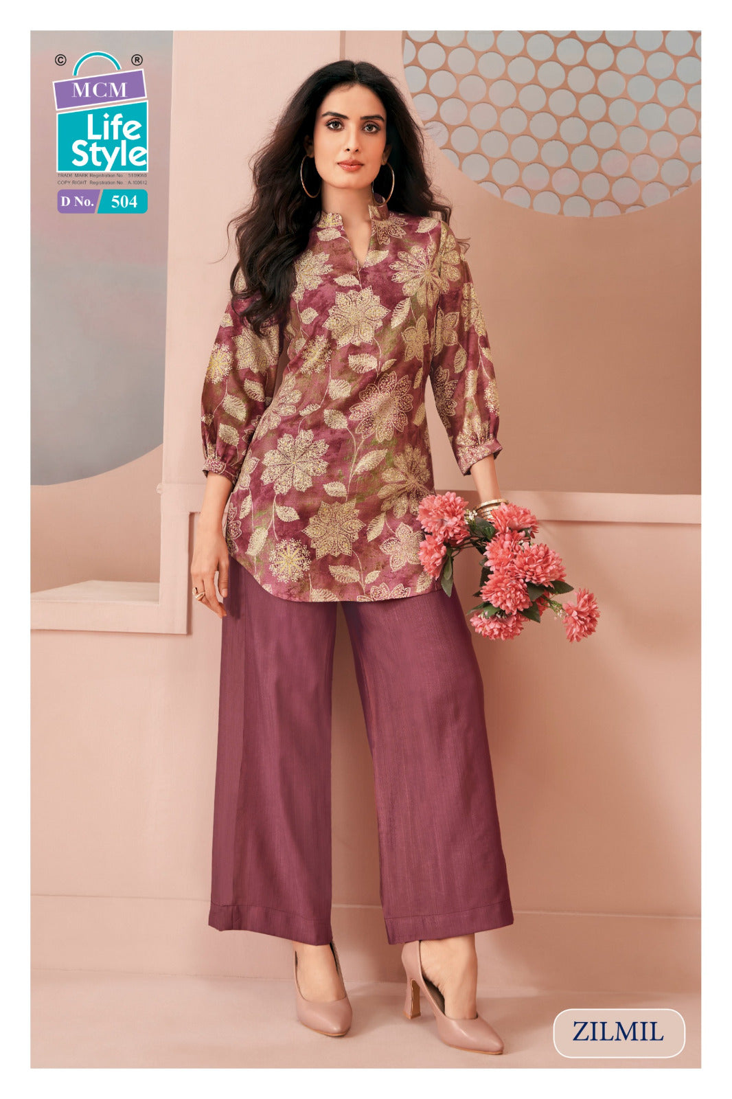 Zilmil Vol 5 Mcm Lifestyle Vertican Co Ord Set Wholesale Rate