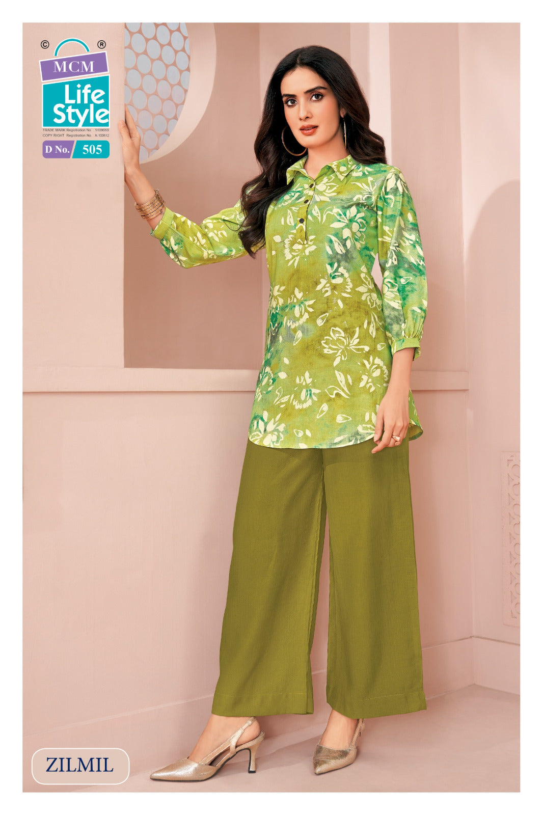 Zilmil Vol 5 Mcm Lifestyle Vertican Co Ord Set Wholesale Rate