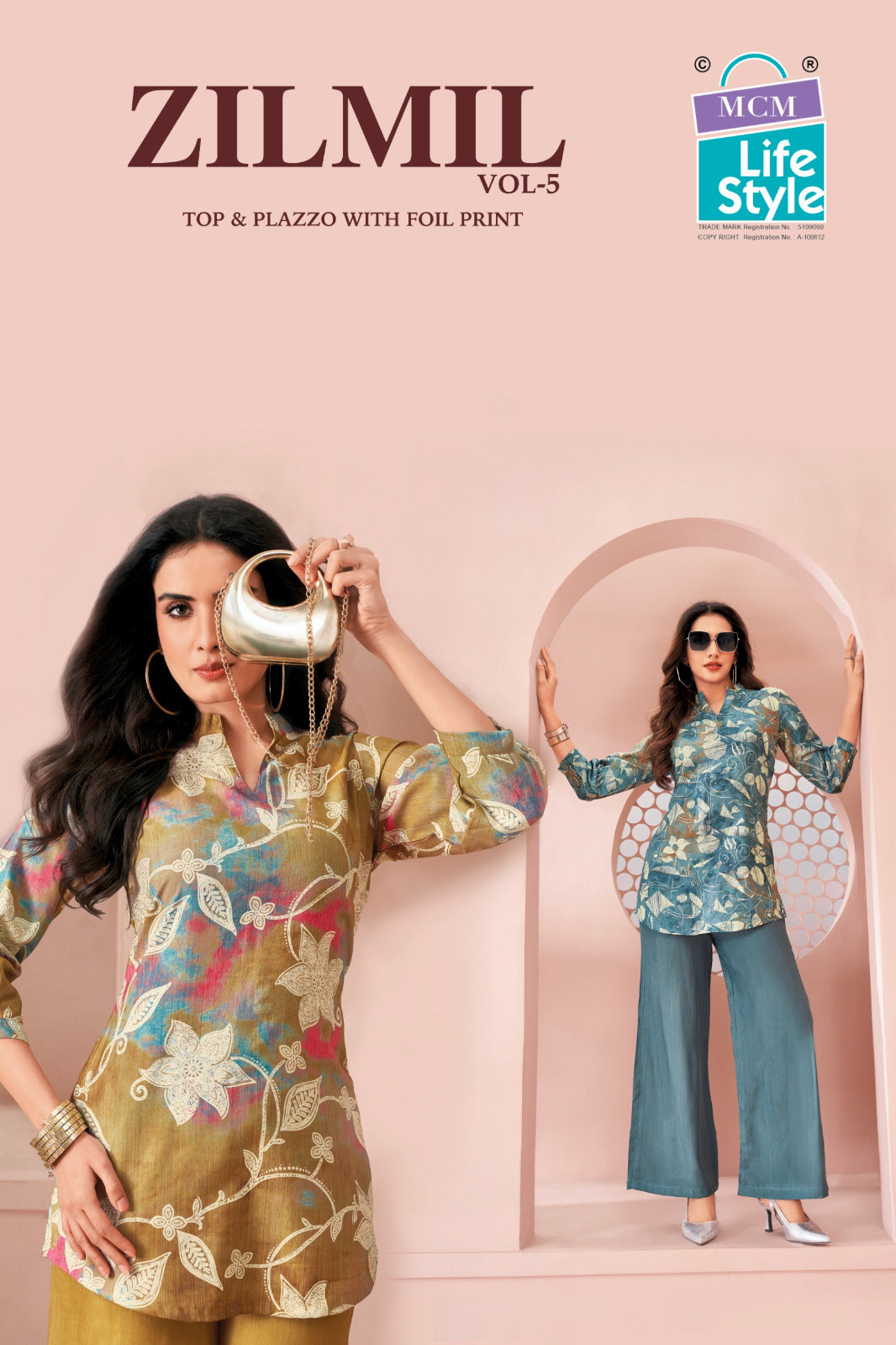 Zilmil Vol 5 Mcm Lifestyle Vertican Co Ord Set Wholesale Rate