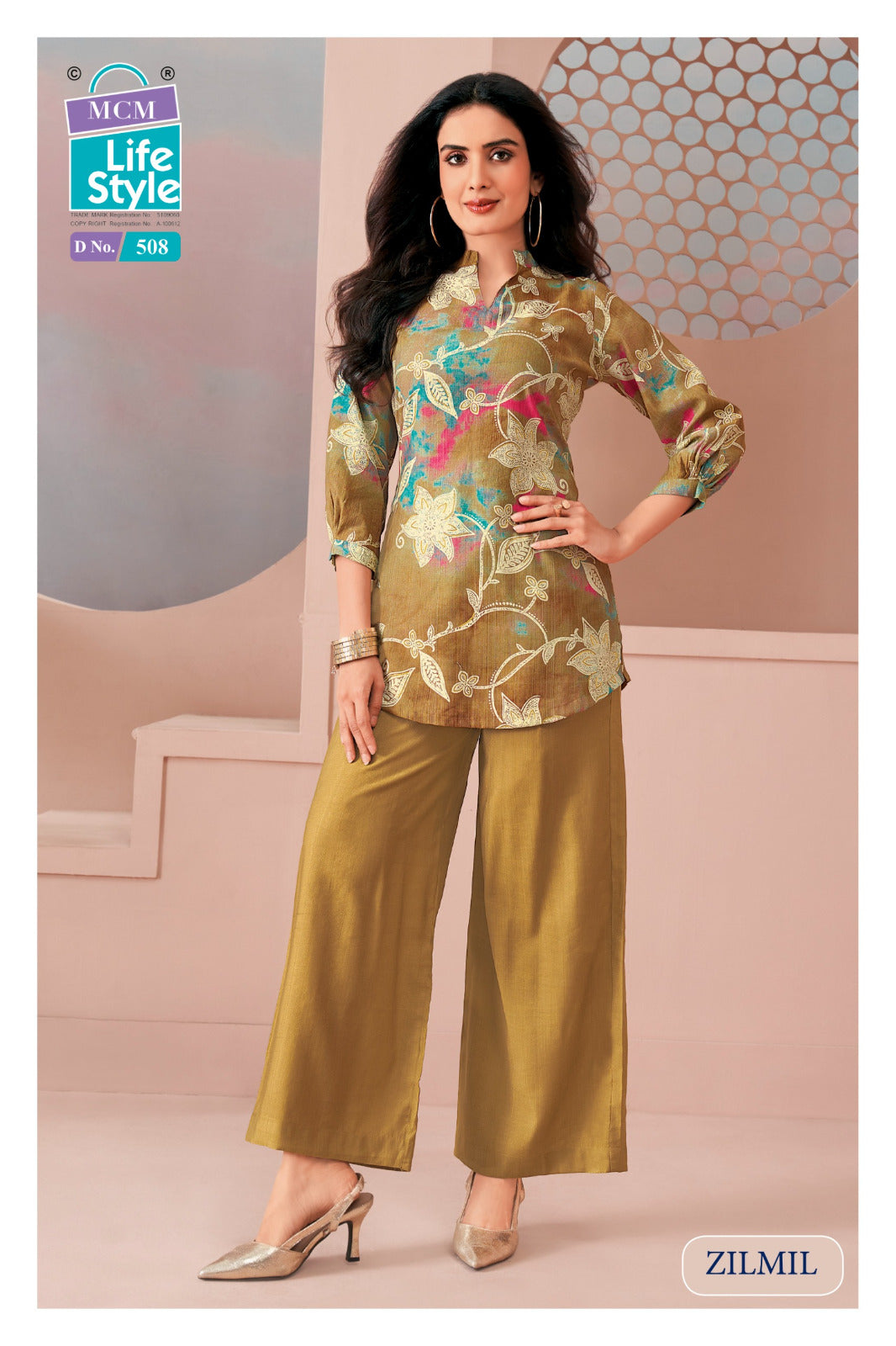 Zilmil Vol 5 Mcm Lifestyle Vertican Co Ord Set Wholesale Rate