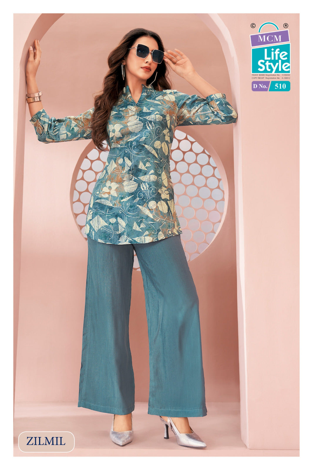 Zilmil Vol 5 Mcm Lifestyle Vertican Co Ord Set Wholesale Rate