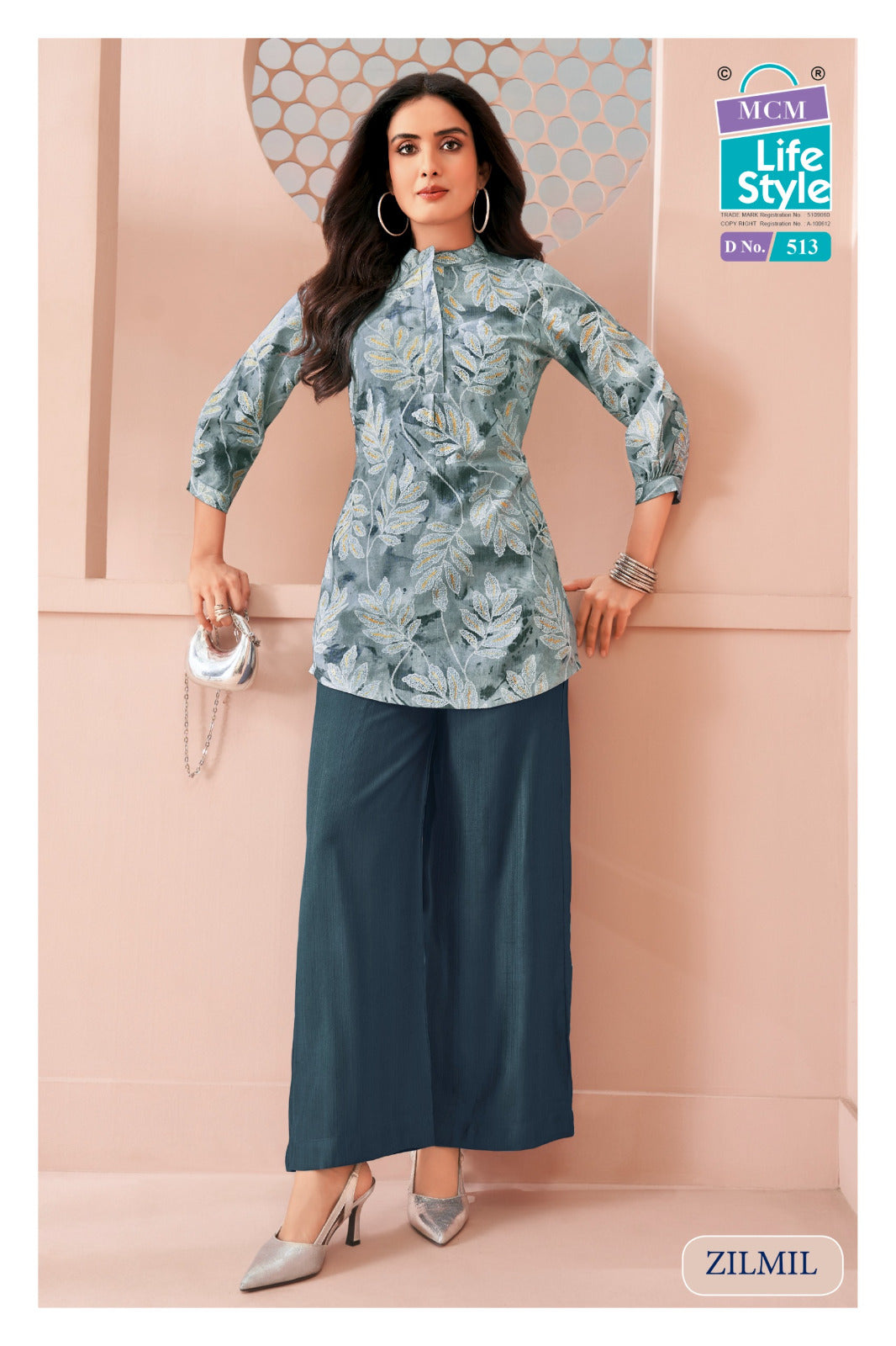 Zilmil Vol 5 Mcm Lifestyle Vertican Co Ord Set Wholesale Rate