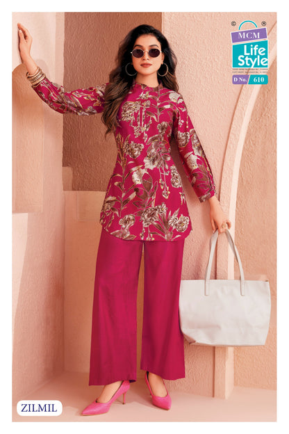 Zilmil Vol 6 Mcm Lifestyle Vertican Co Ord Set Manufacturer