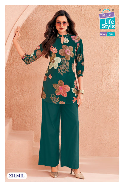 Zilmil Vol 6 Mcm Lifestyle Vertican Co Ord Set Manufacturer