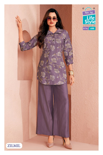 Zilmil Vol 6 Mcm Lifestyle Vertican Co Ord Set Manufacturer