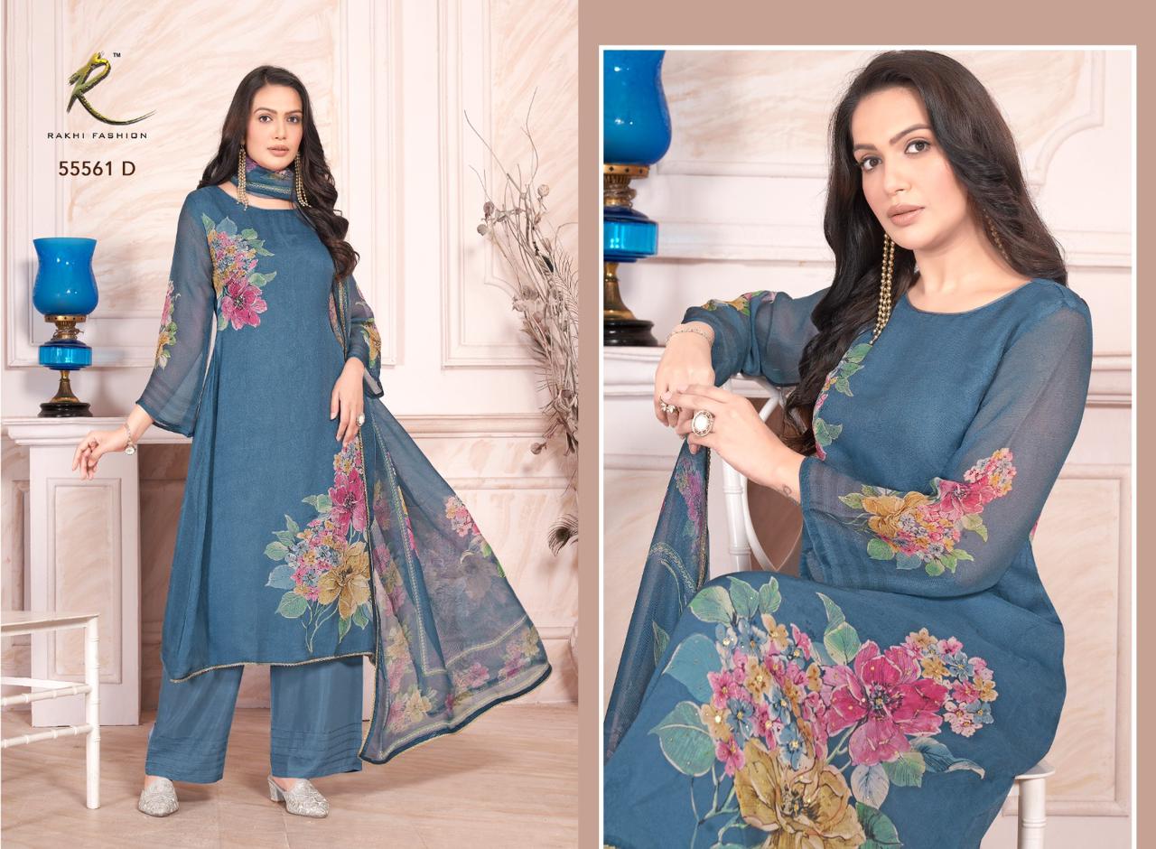 Zinnia Rakhi Fashion Pure Viscose Plazzo Style Suits Exporter India
