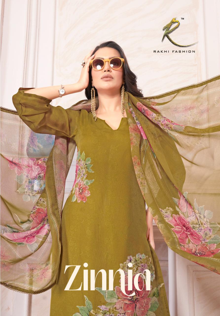 Zinnia Rakhi Fashion Pure Viscose Plazzo Style Suits Exporter India