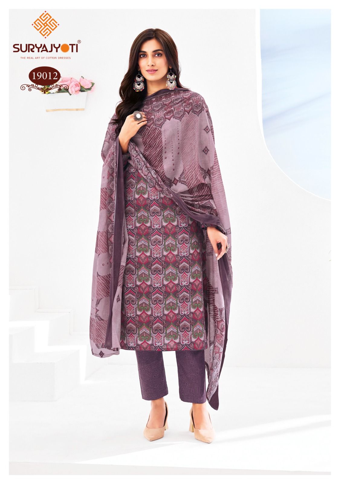 Zion Cotton Vol 19 Suryajyoti Pant Style Suits Wholesaler