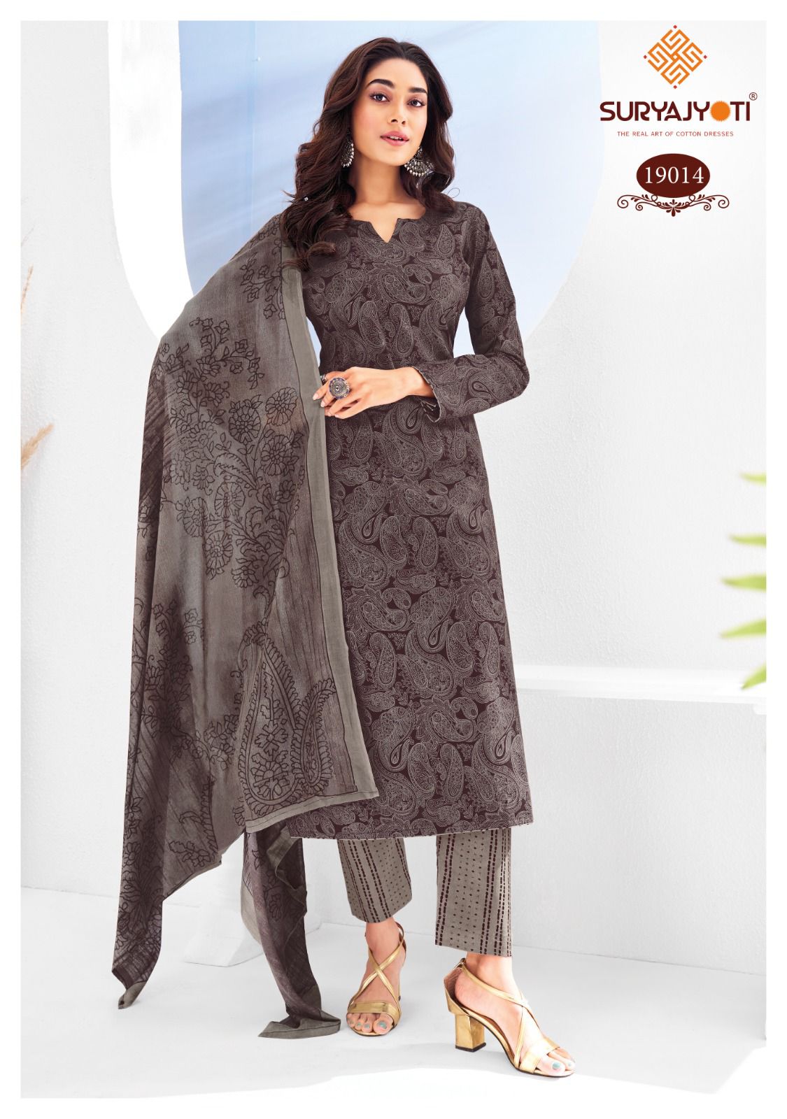 Zion Cotton Vol 19 Suryajyoti Pant Style Suits Wholesaler