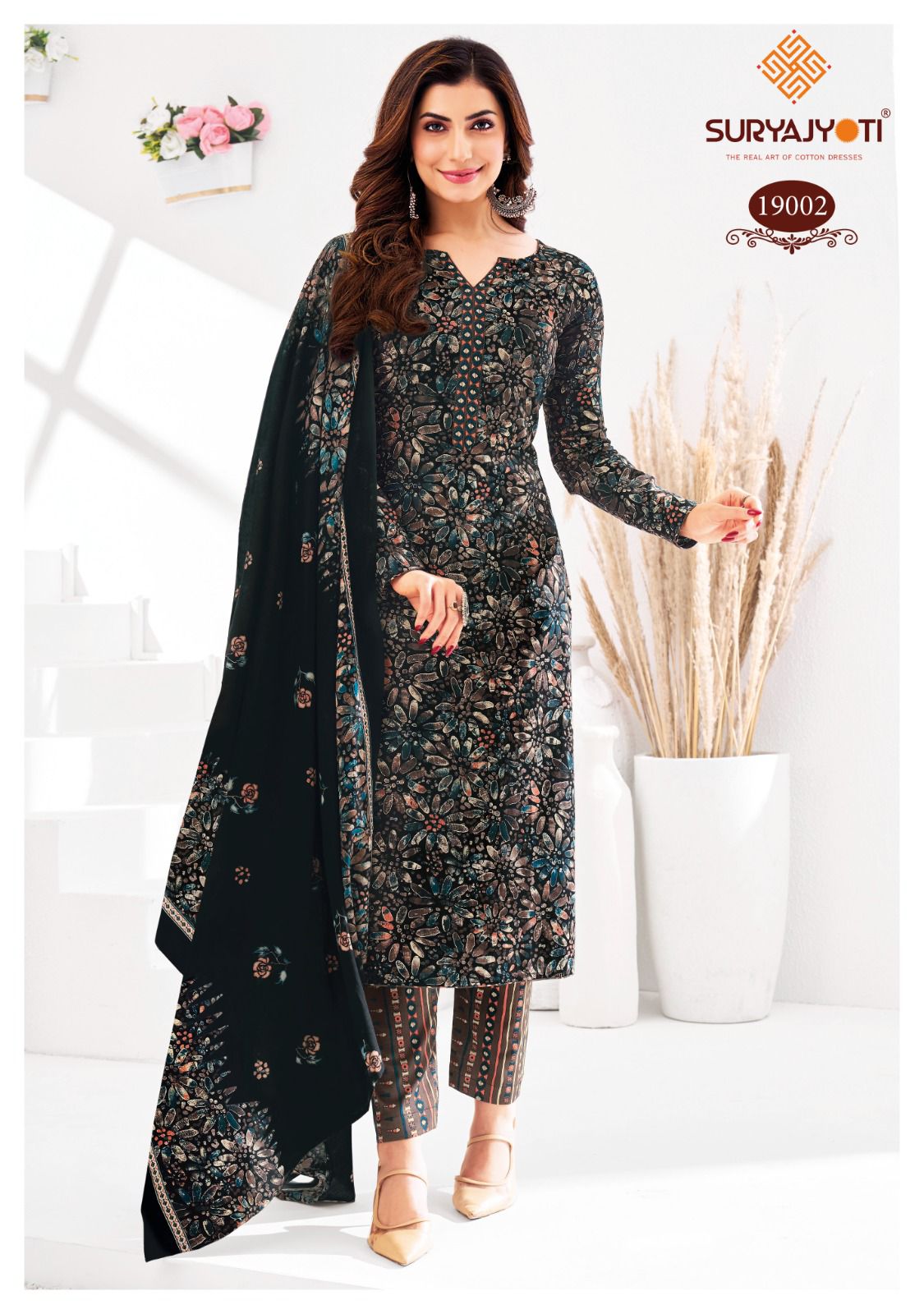 Zion Cotton Vol 19 Suryajyoti Pant Style Suits Wholesaler
