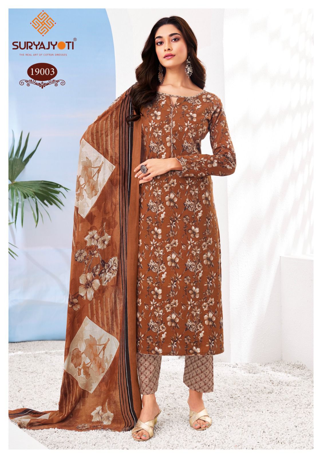 Zion Cotton Vol 19 Suryajyoti Pant Style Suits Wholesaler
