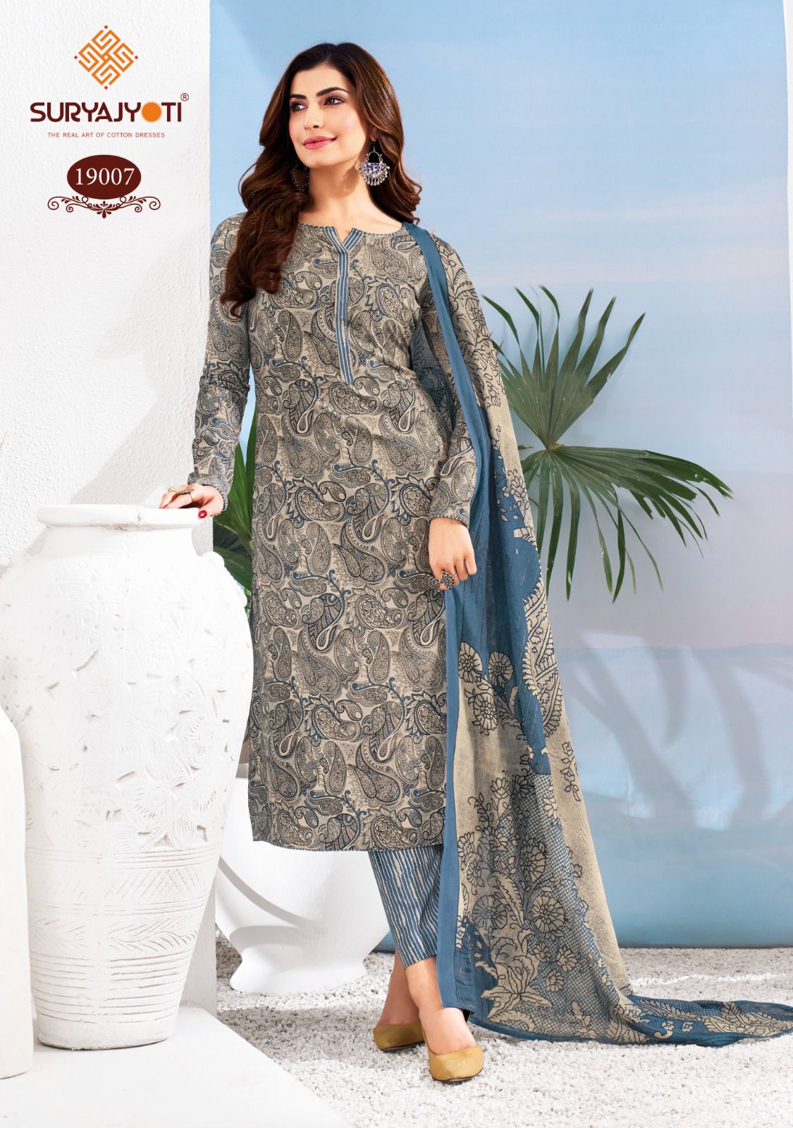 Zion Cotton Vol 19 Suryajyoti Pant Style Suits Wholesaler