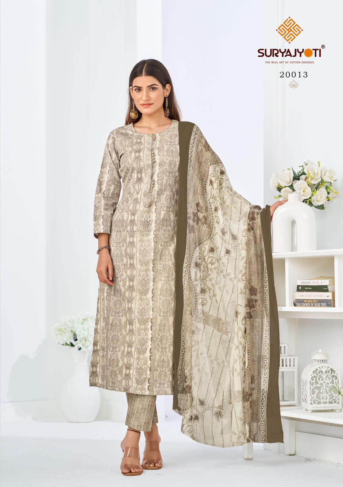 Zion Cotton Vol 20 Suryajyoti Pant Style Suits Supplier Gujarat