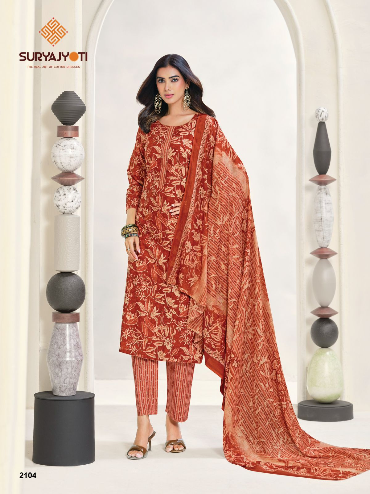 Zion Cotton Vol 21 Suryajyoti Readymade Pant Style Suits Manufacturer Ahmedabad