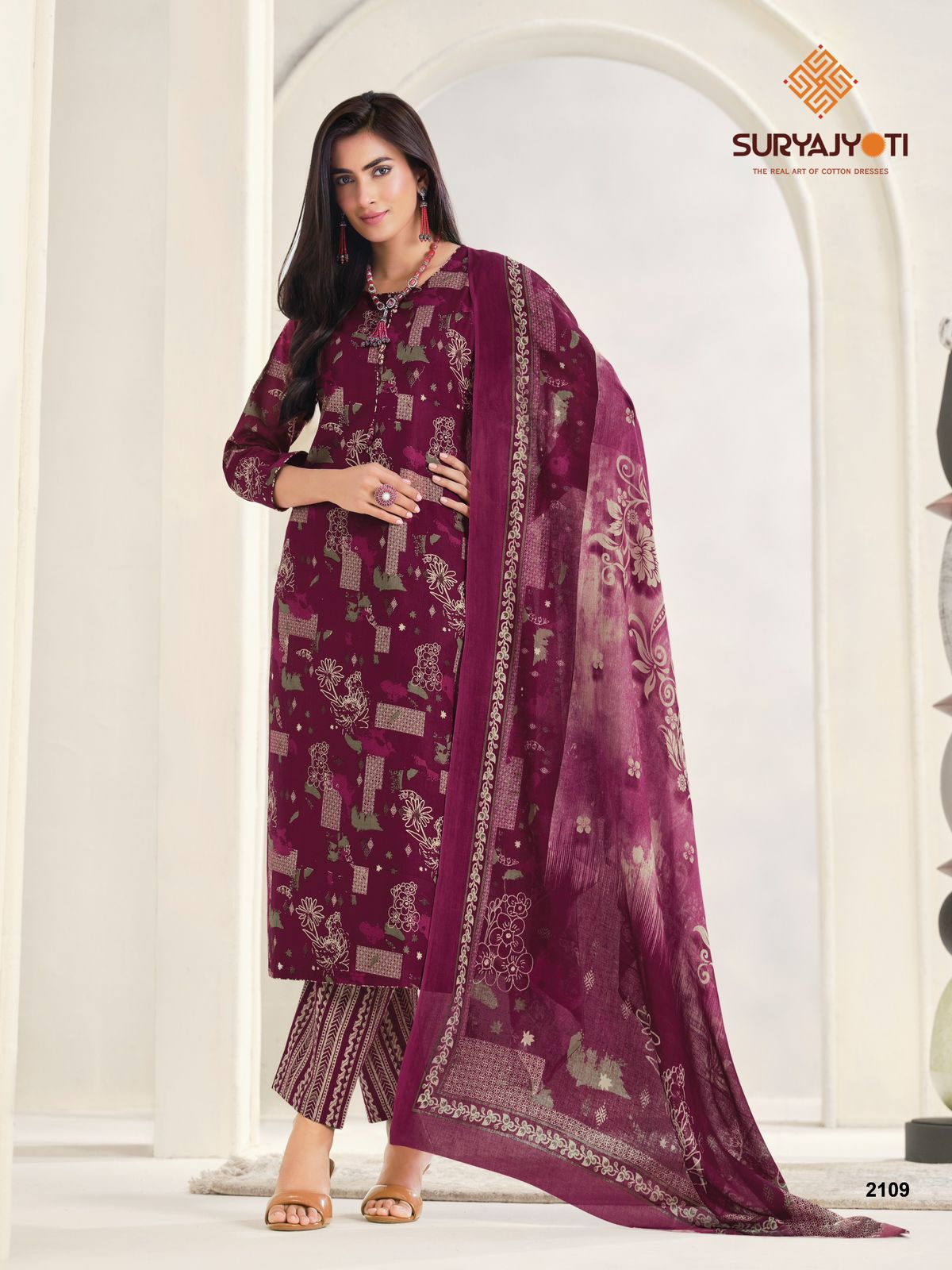 Zion Cotton Vol 21 Suryajyoti Readymade Pant Style Suits Manufacturer Ahmedabad