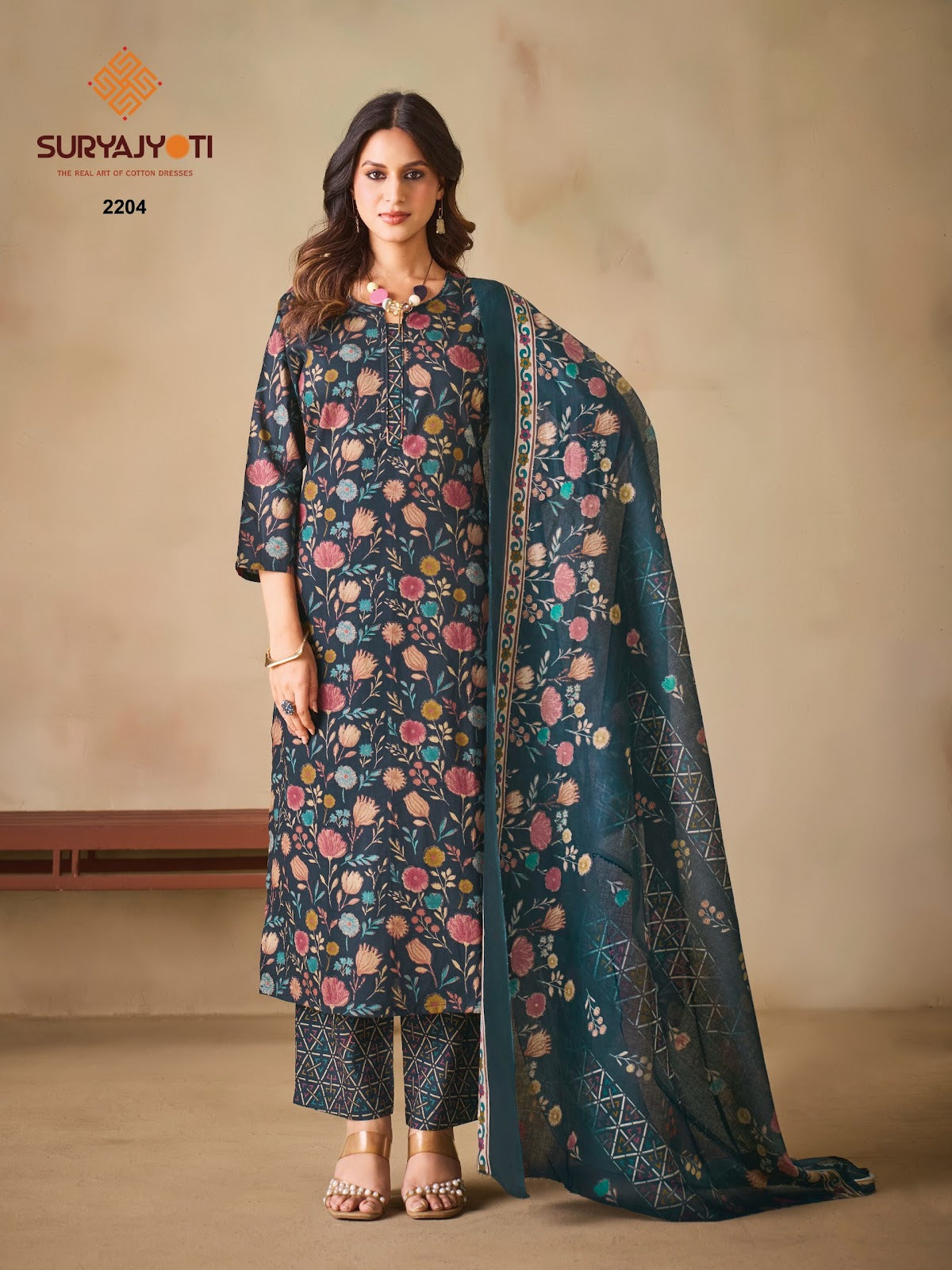 Zion Cotton Vol 22 Suryajyoti Readymade Pant Style Suits Exporter Ahmedabad