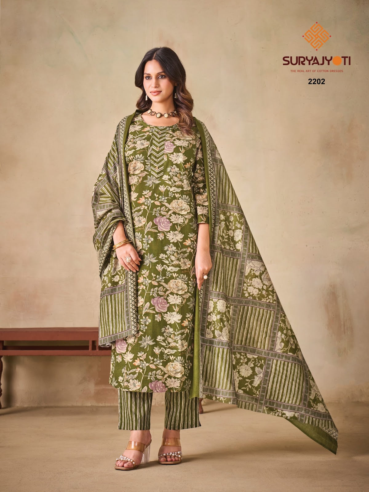 Zion Cotton Vol 22 Suryajyoti Readymade Pant Style Suits Exporter Ahmedabad