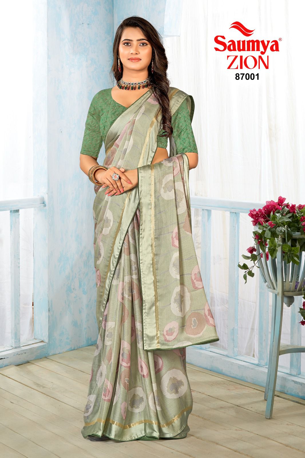 Zion Saumya J Viscose Sarees