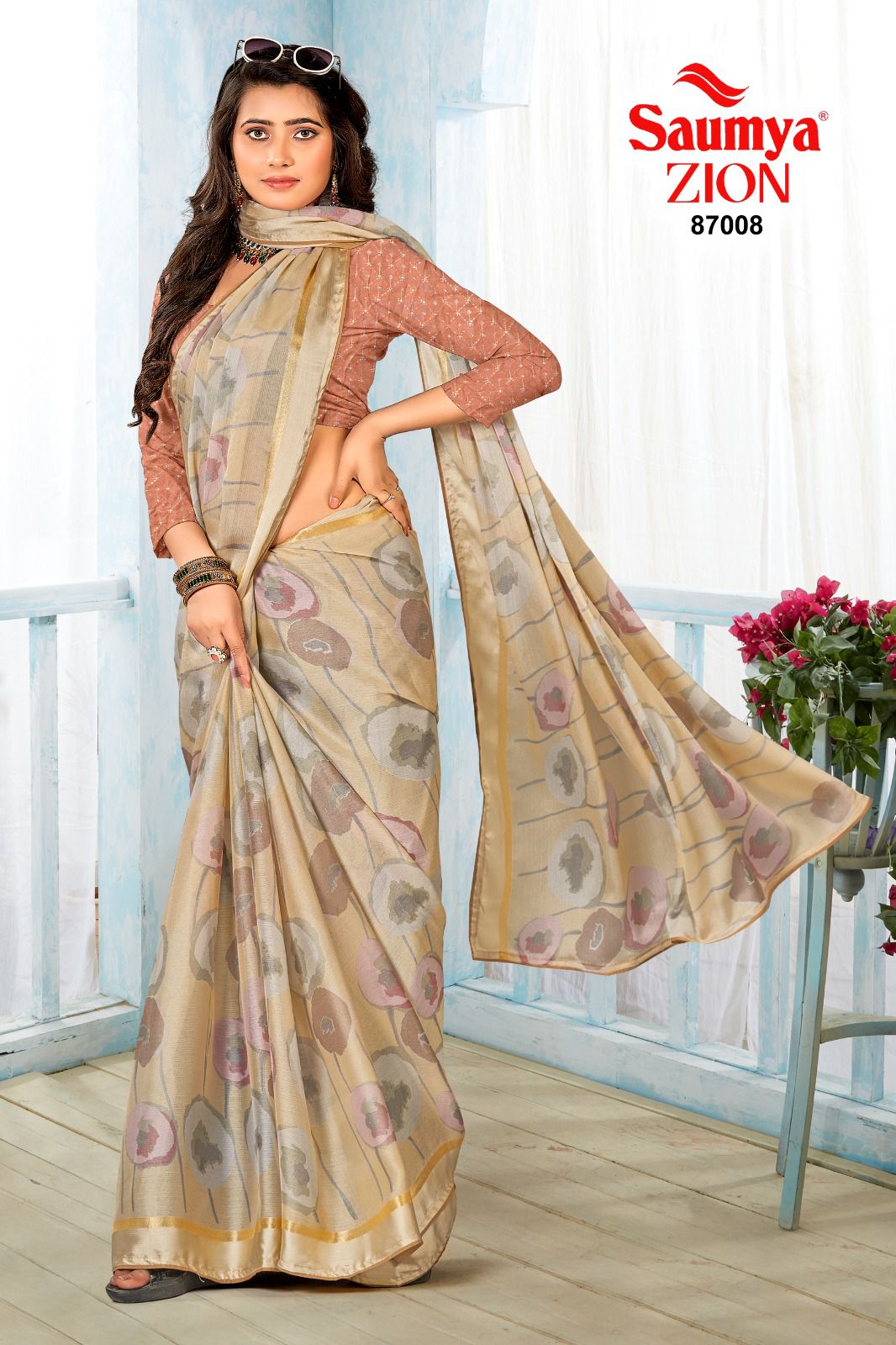 Zion Saumya J Viscose Sarees