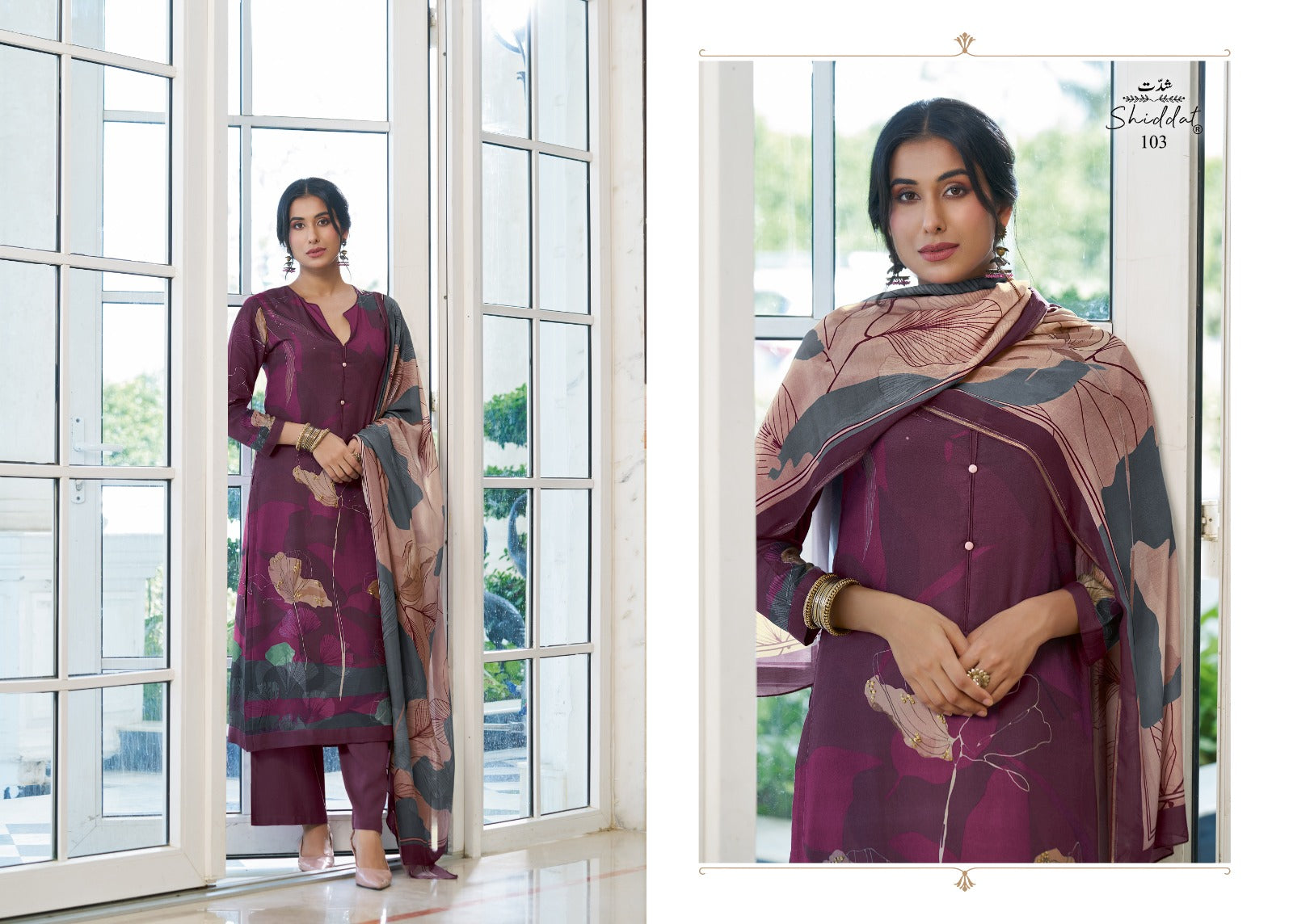 Zion Shiddat Pashmina Suits Exporter Gujarat