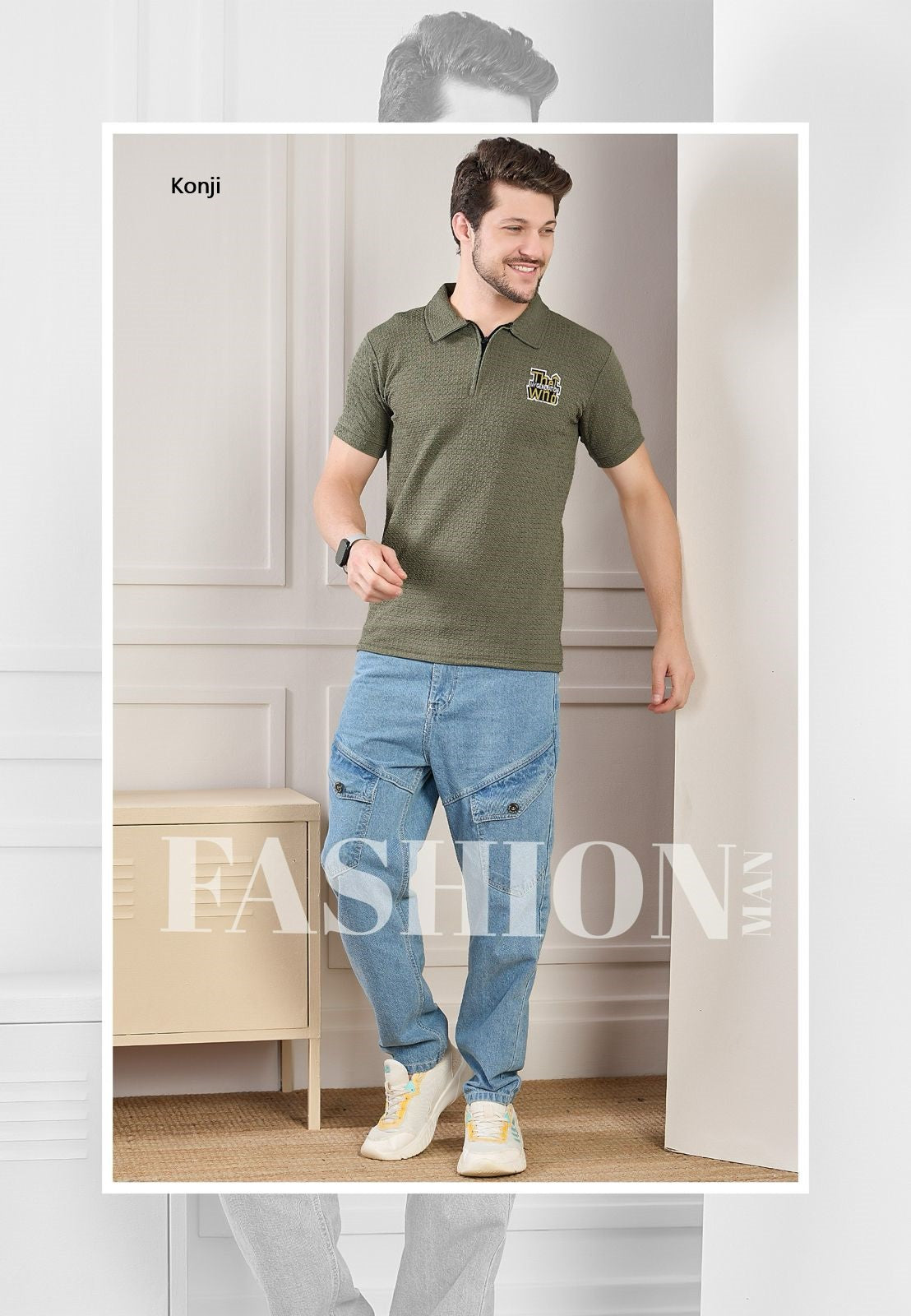 Zip Style Vol 360 Konji Knit Mens Tshirts Wholesale