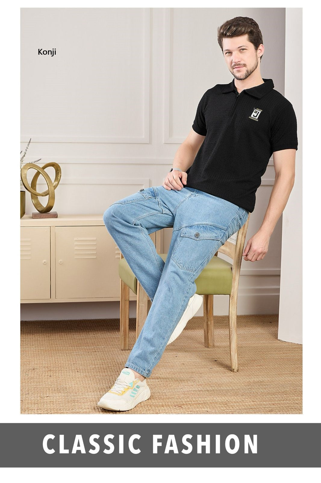 Zip Style Vol 360 Konji Knit Mens Tshirts Wholesale