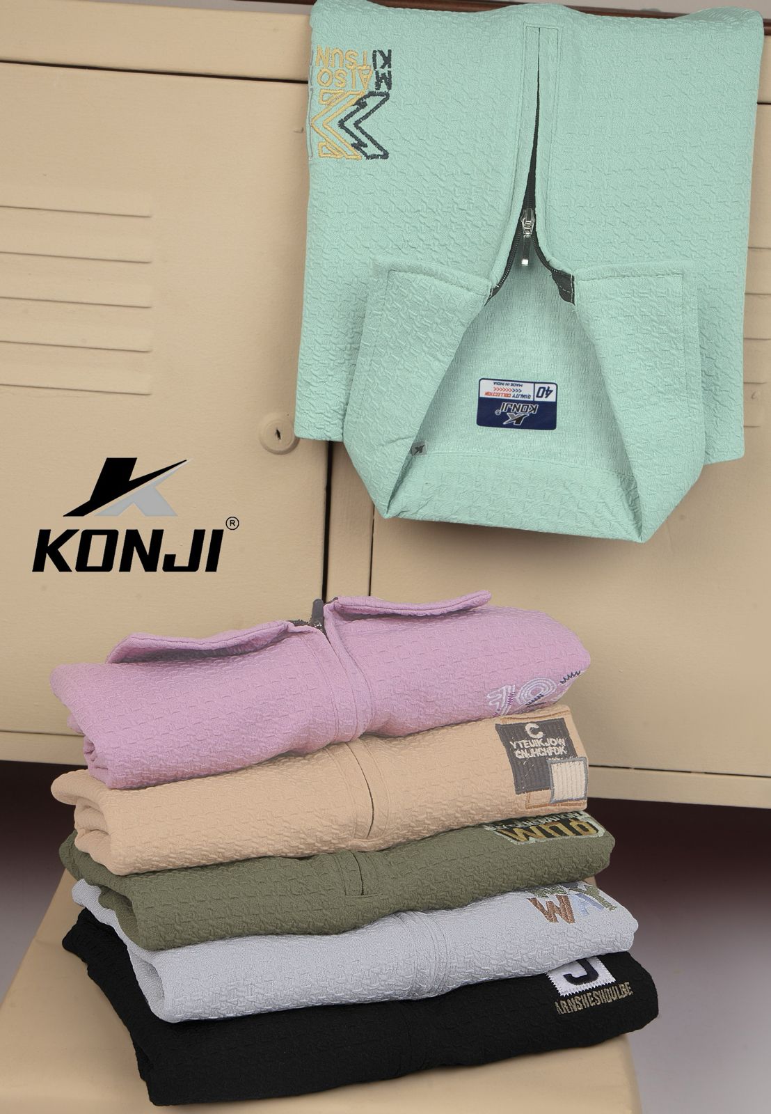 Zip Style Vol 360 Konji Knit Mens Tshirts Wholesale