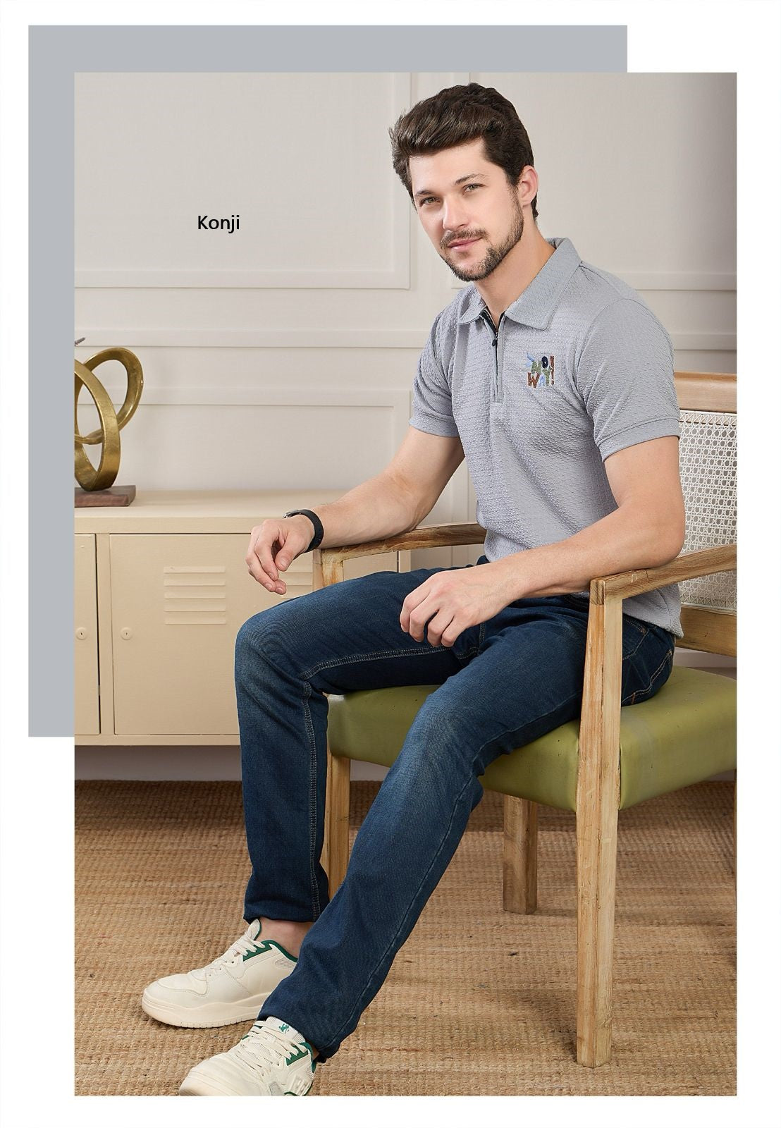 Zip Style Vol 360 Konji Knit Mens Tshirts Wholesale