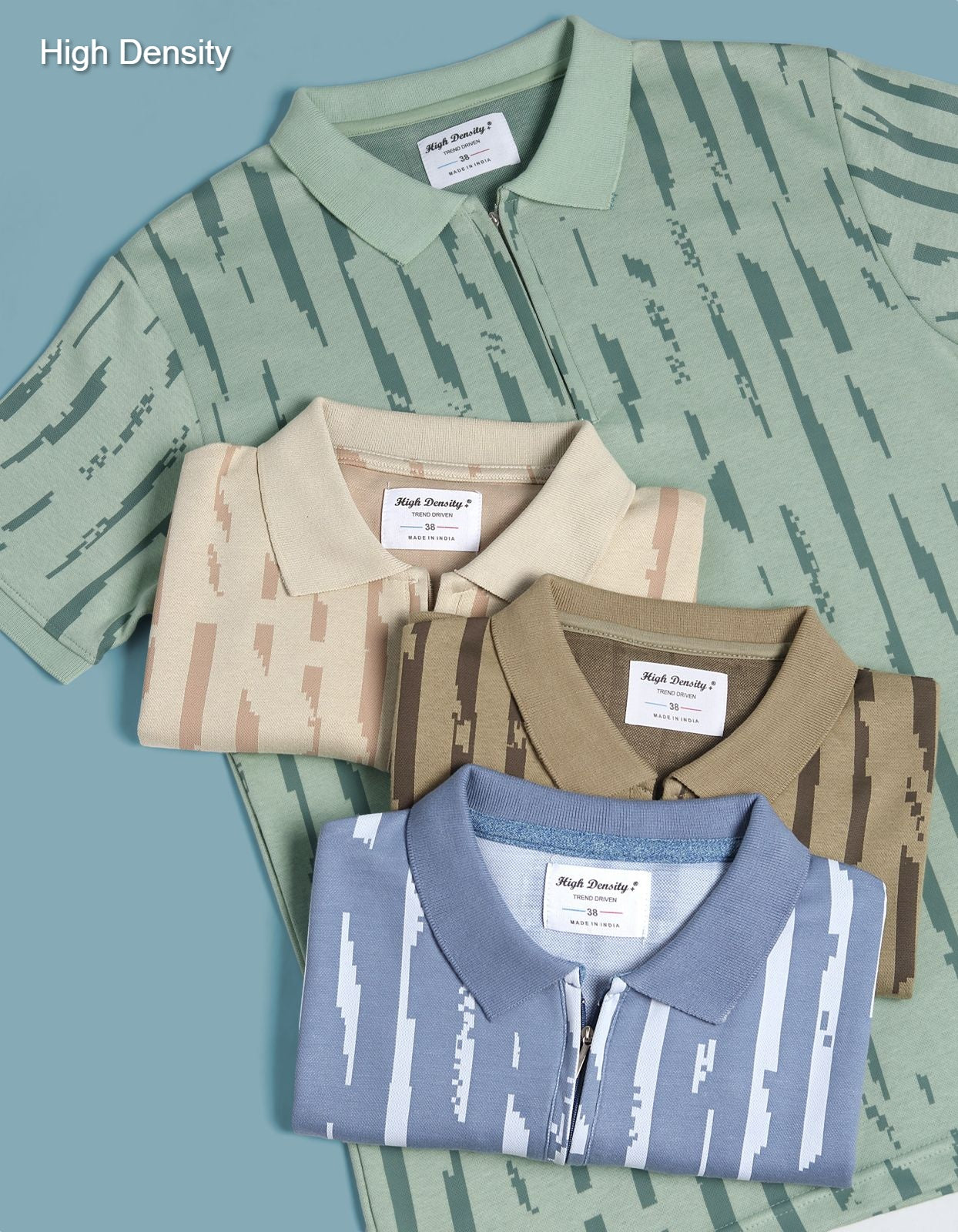 Zip Styles Vol 2617 2622 High Density Knit Mens Tshirts Wholesaler Ahmedabad