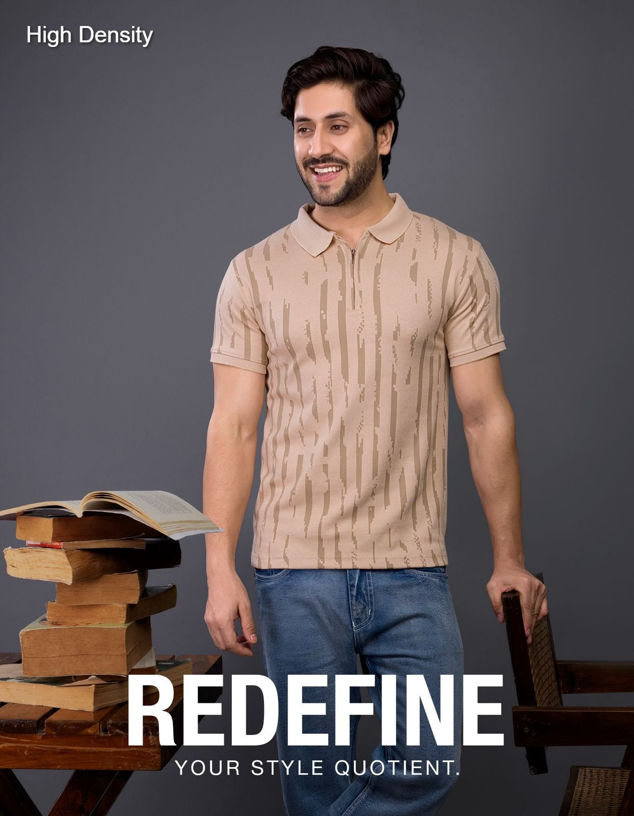 Zip Styles Vol 2617 2622 High Density Knit Mens Tshirts Wholesaler Ahmedabad